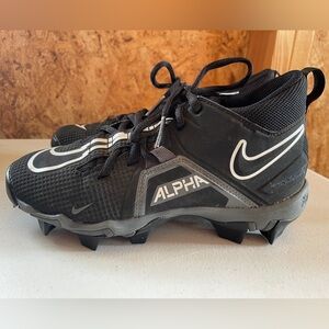 Nike Alpha Youth size 3 Black Football Cleats